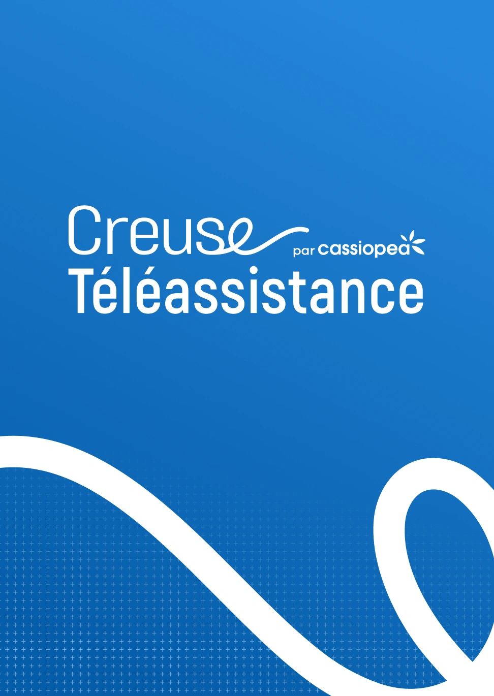 Image composé avec le Nouveau logo Creuse Téléassistance par Cassiopea